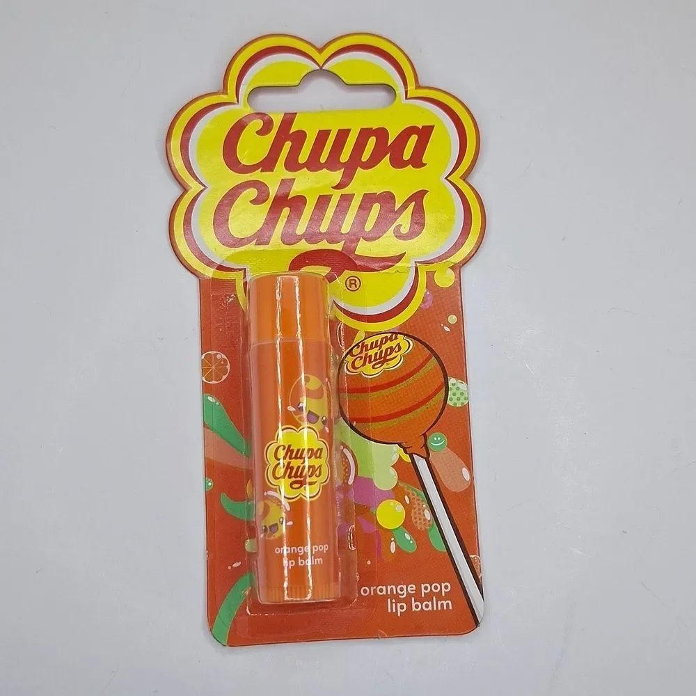 Chupa Chups lip balm orange pop flavored lip balm